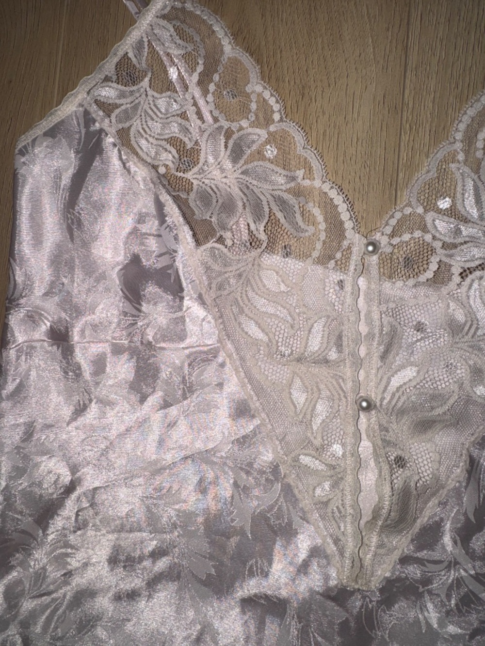 TRUE VINTAGE - Eleanor Lucas‎ Lace and Satin Camisole AU 14/US 10 - Picture 3 of 8